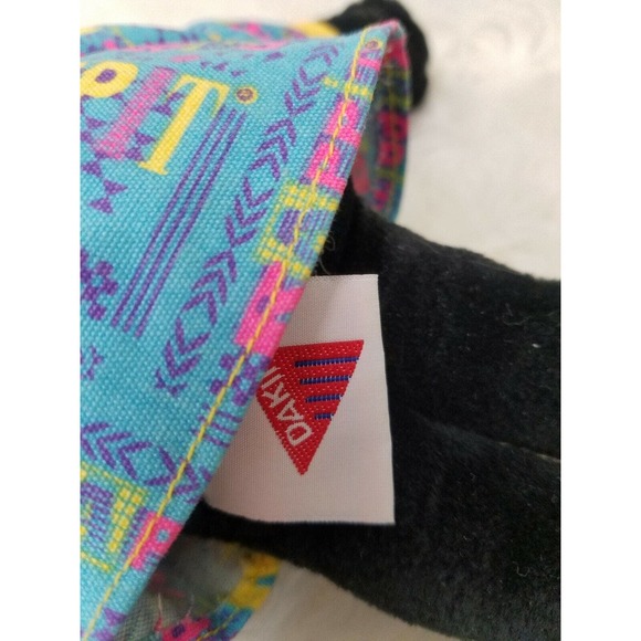 Dakin Sue Sona 1992 Black Rappit Rabbit Plush toy w/ Shirt Cap and Shoes 17" - Picture 5 of 9